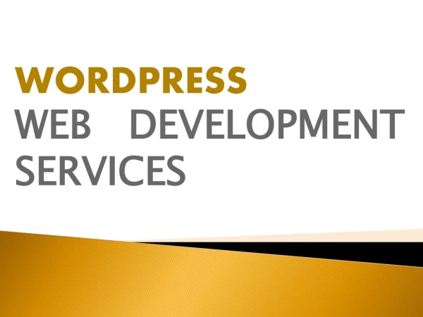 Wordpress Web Designing & Development Company