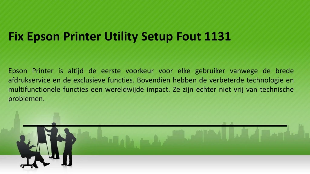 fix epson printer utility setup fout 1131