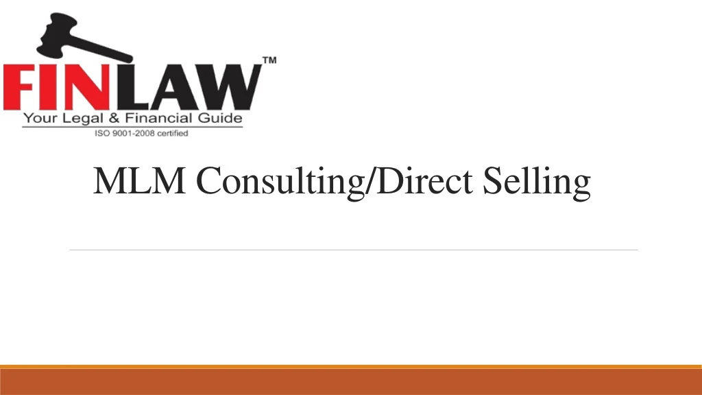 mlm consulting direct selling