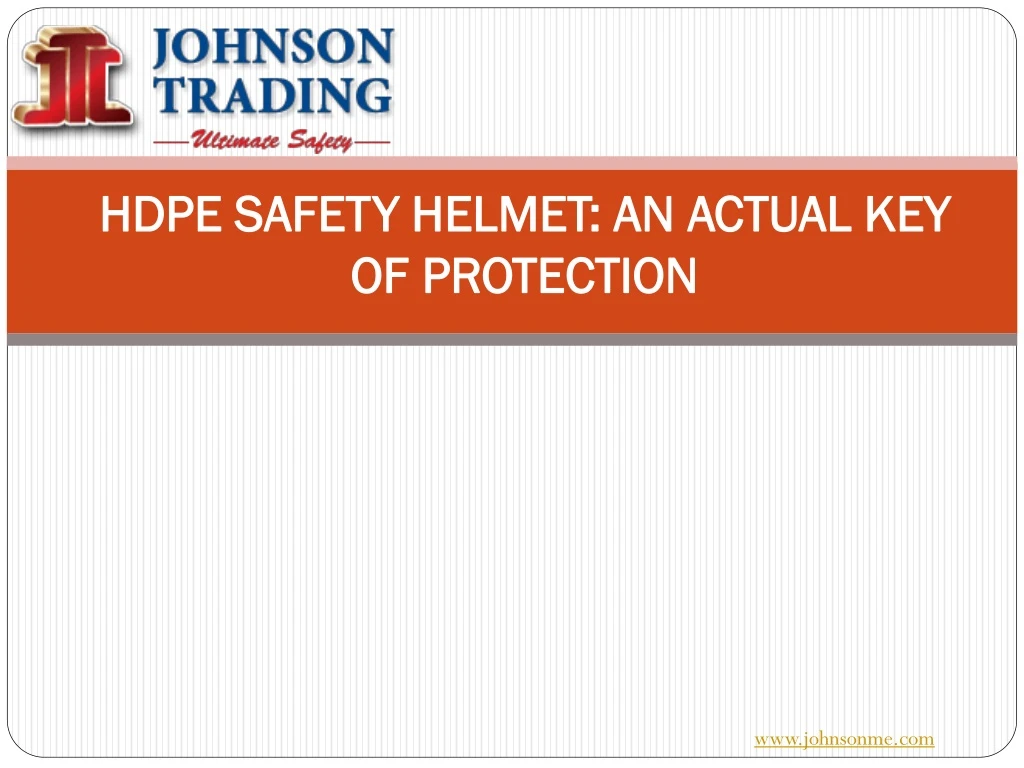 hdpe safety helmet an actual key of protection