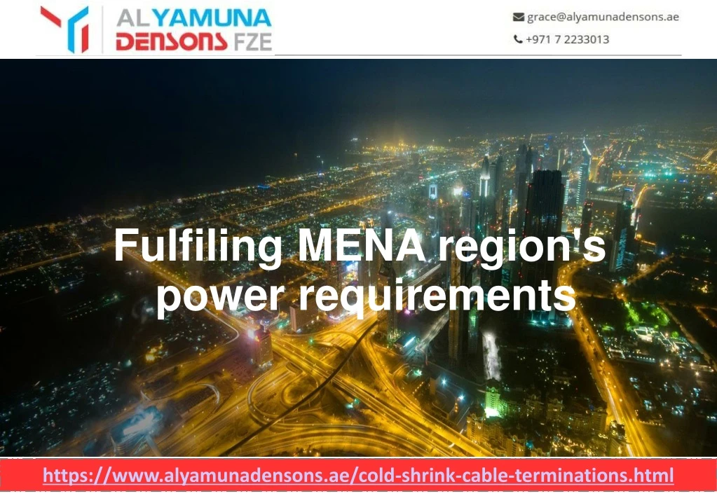 fulfiling mena region s power requirements
