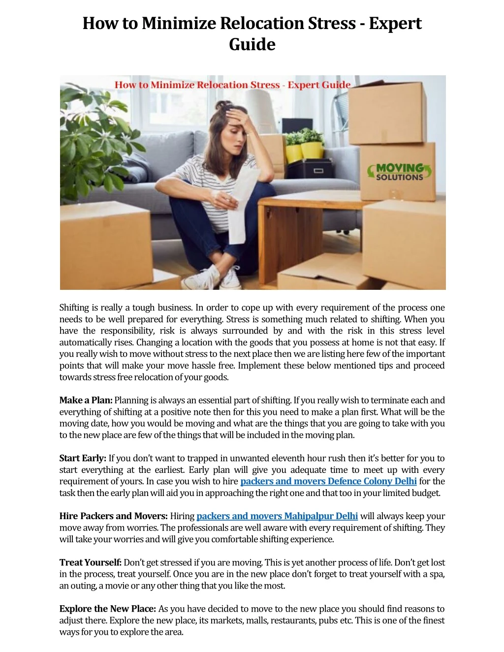 how to minimize relocation stress expert guide