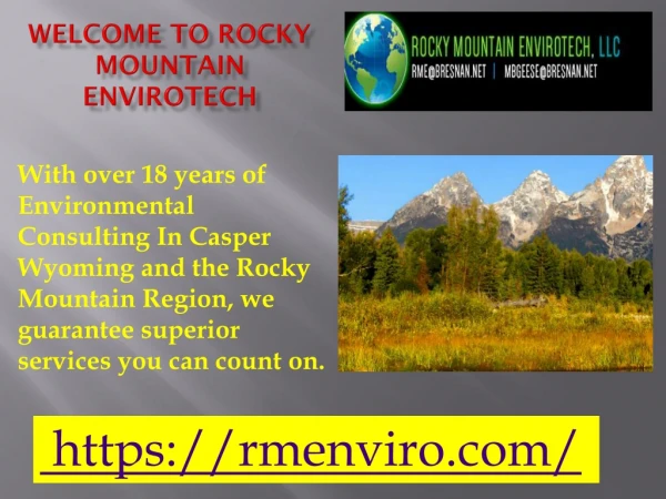 Welcome To Rocky Mountain Envirotech