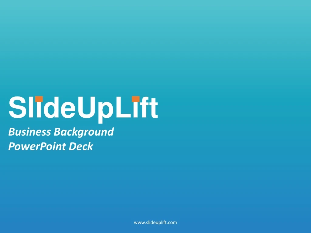 slideuplift business background powerpoint deck