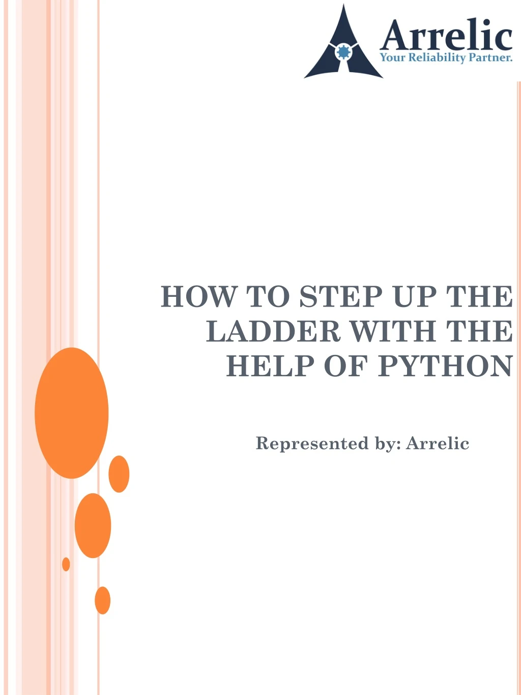 how to step up the ladder with the help of python