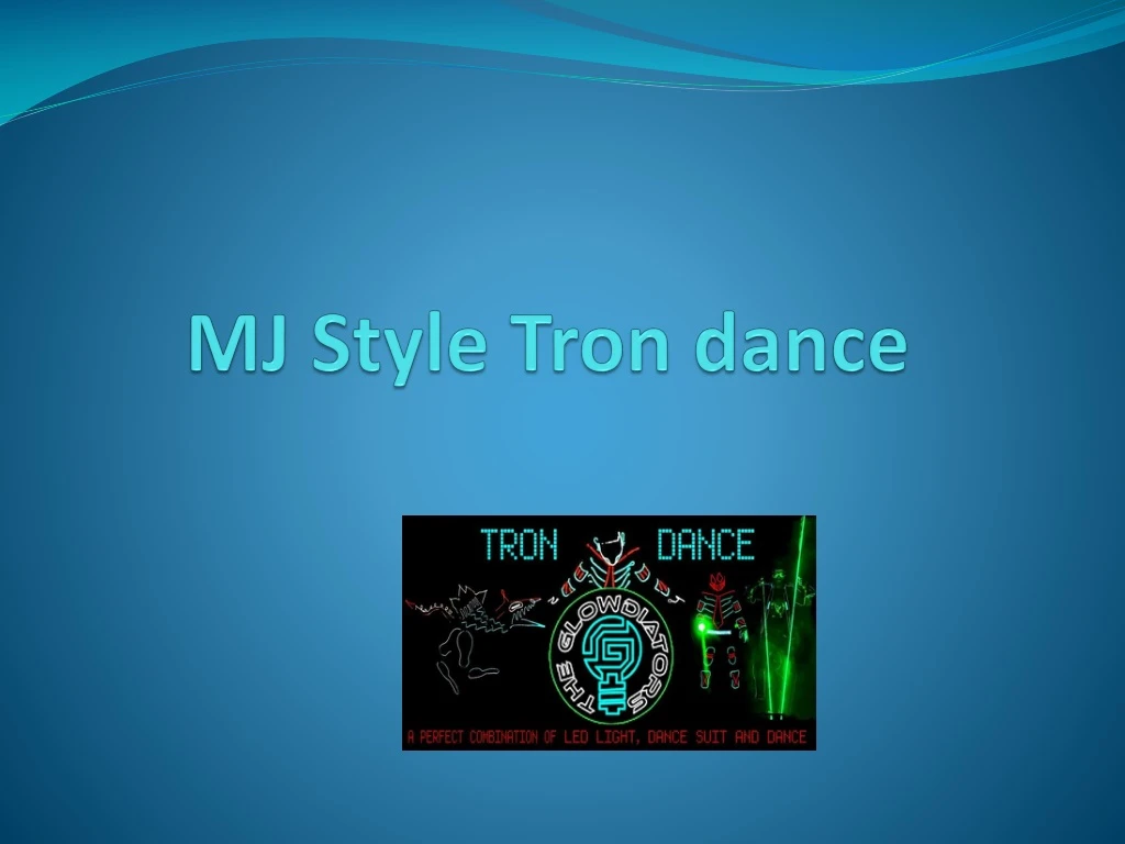 mj style tron dance