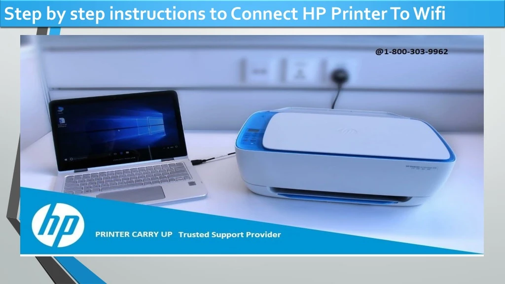 step by step instructions to connect hp printer