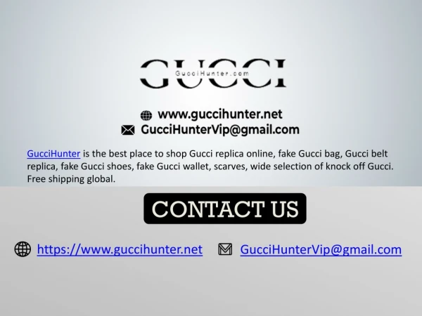 Gucci Replica - The highest quality fake gucci you can buy in market
