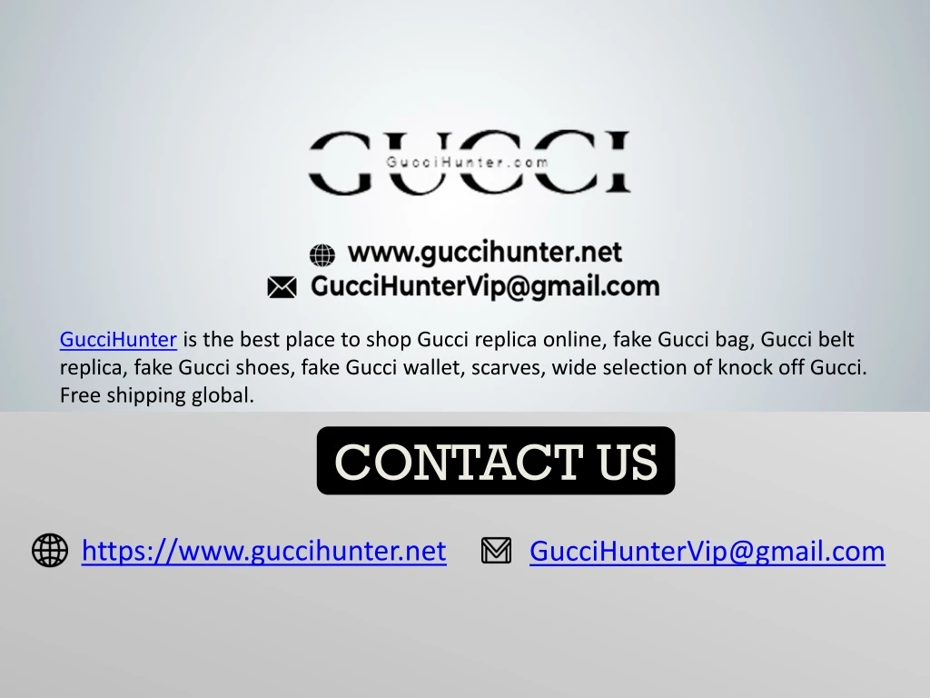 guccihunter is the best place to shop gucci