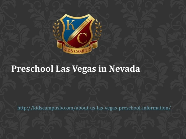 Best Preschool Las Vegas