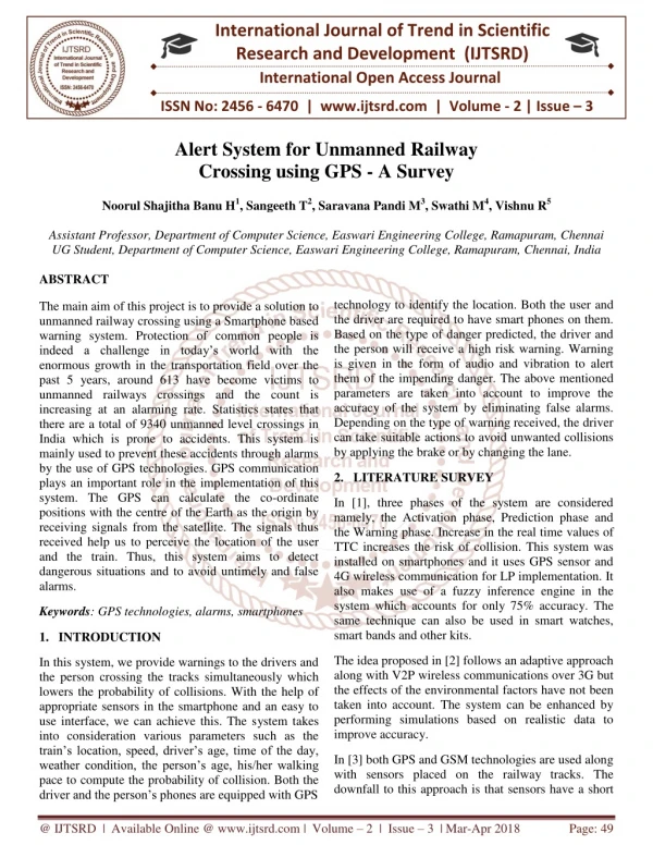 international journal of trend in scientific