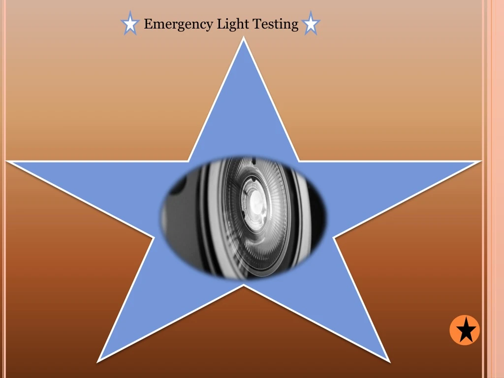 emergency light testing