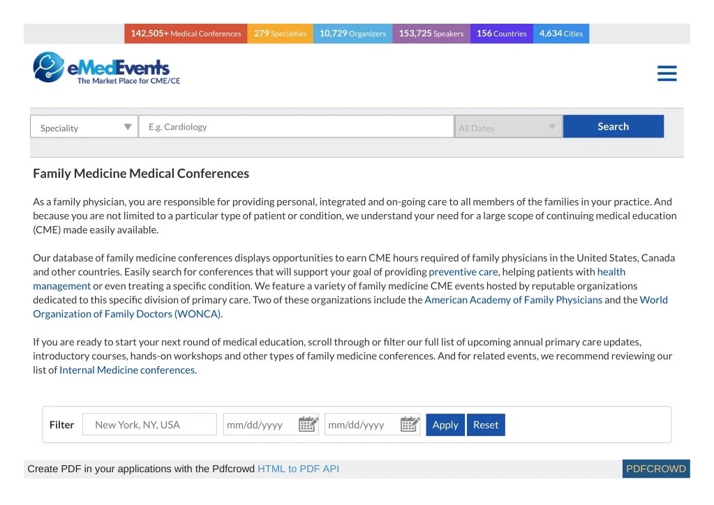 142 505 medical conferences