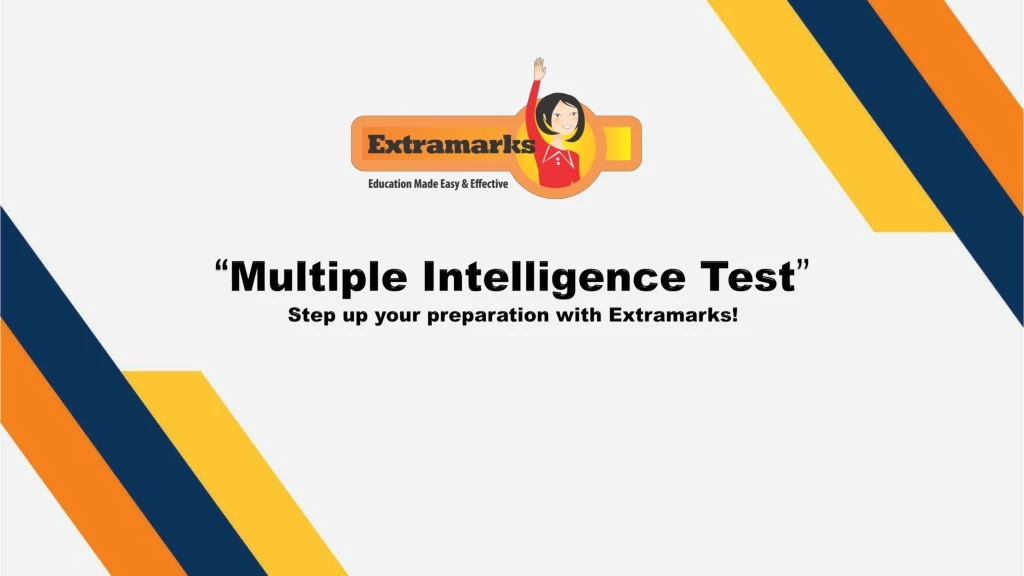 multiple intelligence test step up your preparation with extramarks