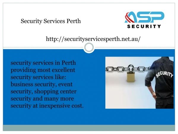Security Services Perth