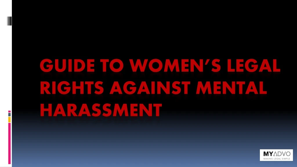 guide to women s legal rights against mental harassment