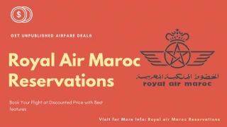 Royal Air Maroc Reservations