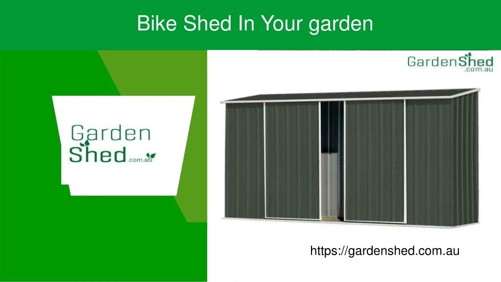 bike shed in your garden