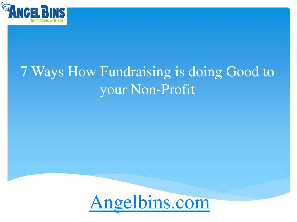 7 ways how fundraising is doing good to your non profit