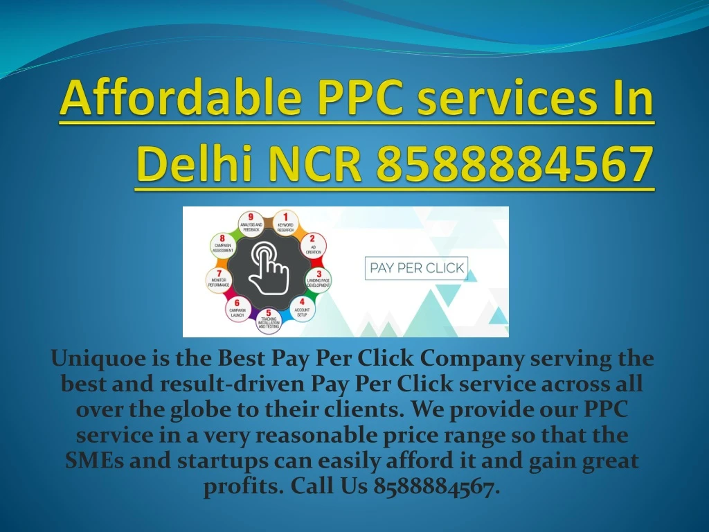 affordable ppc services in delhi ncr 8588884567