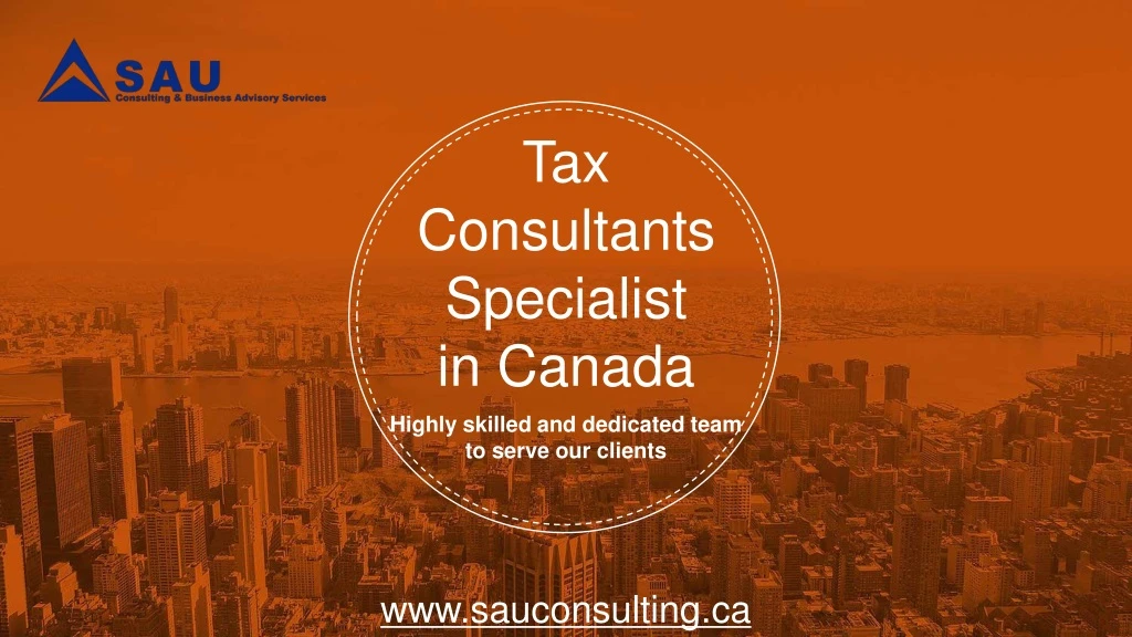 tax consultants specialist in canada