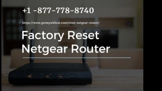 Factory Reset Netgear Router| Quick WiFi Router Resetting Help - slide 1