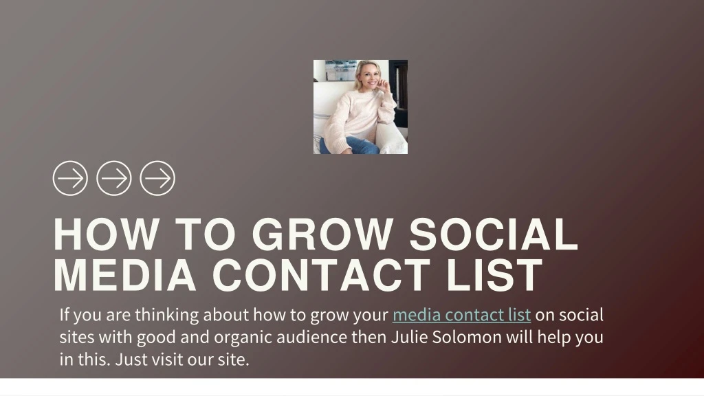 how to grow social media contact list