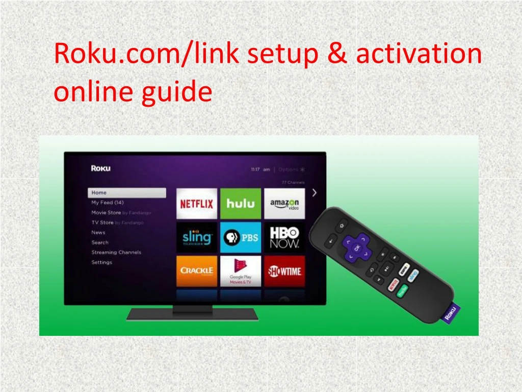 roku com link setup activation online guide