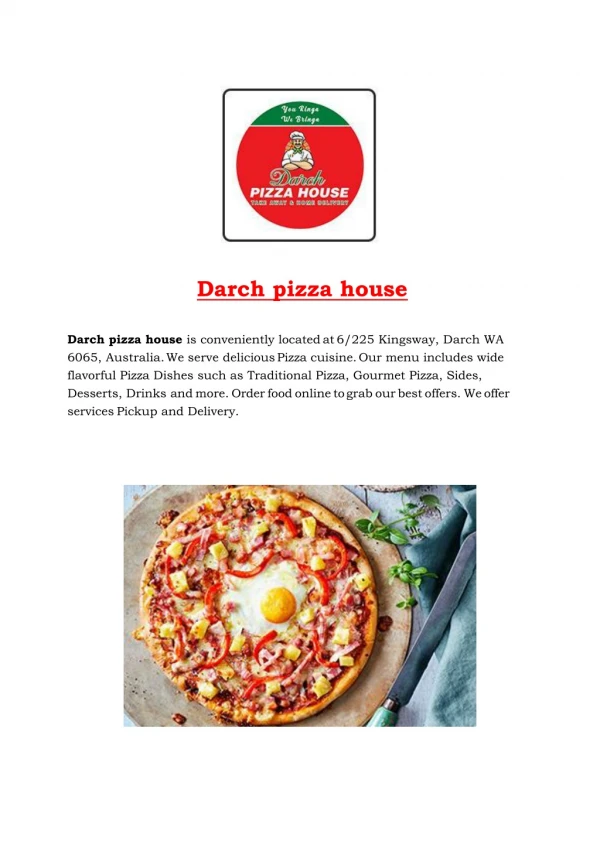 darch pizza house