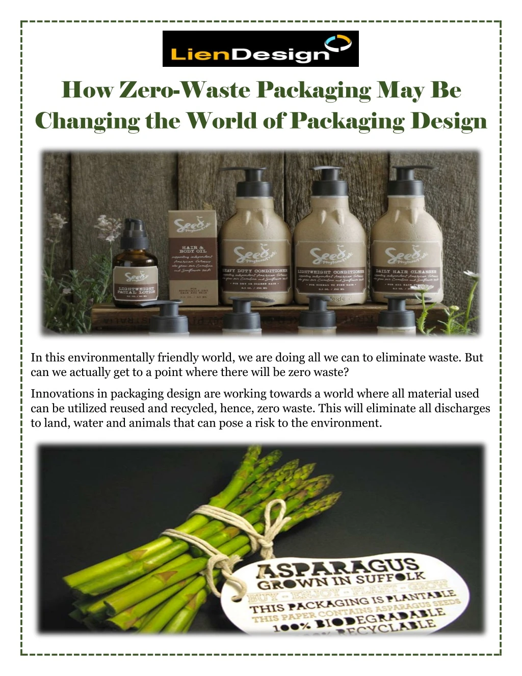 how zero waste packaging may be changing