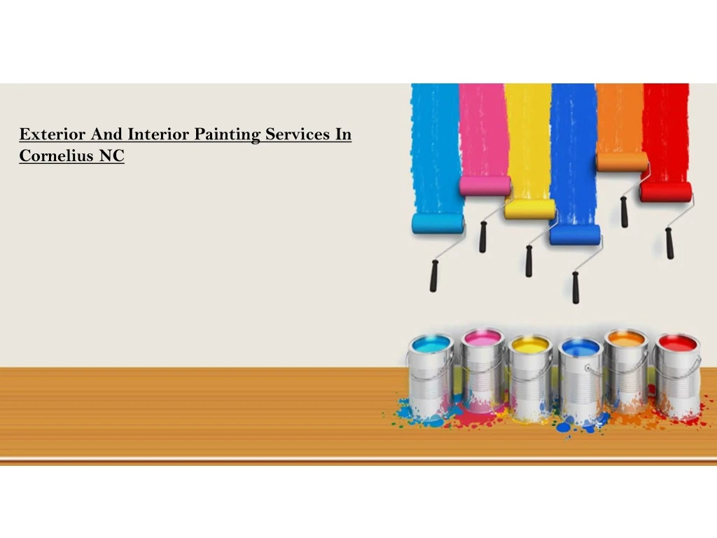 exterior and interior painting services