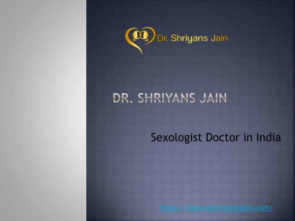 Sexologist Doctor in India