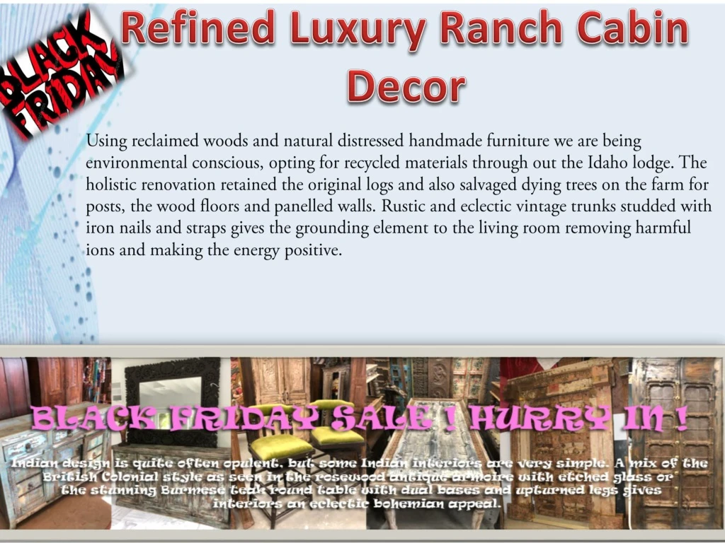 refined luxury ranch cabin decor