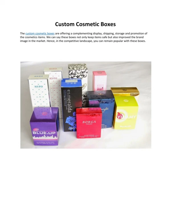 custom cosmetic boxes
