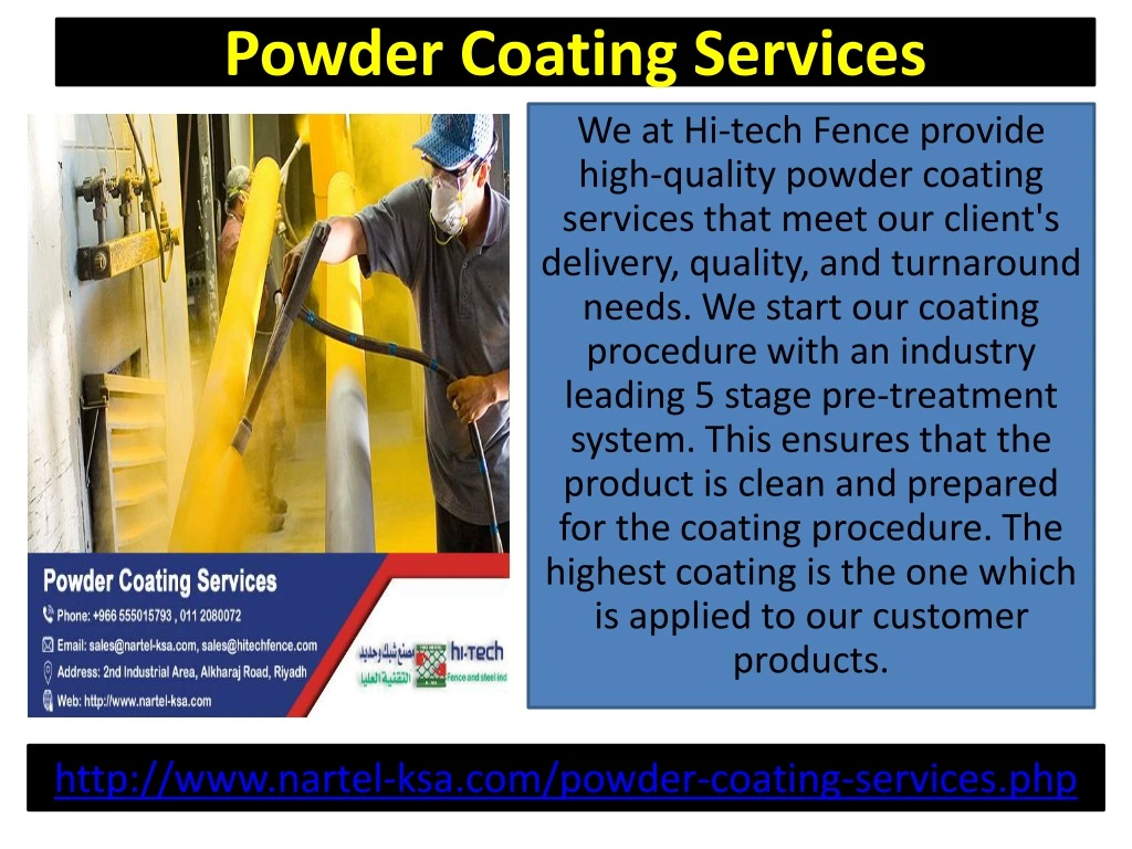 powder coating services
