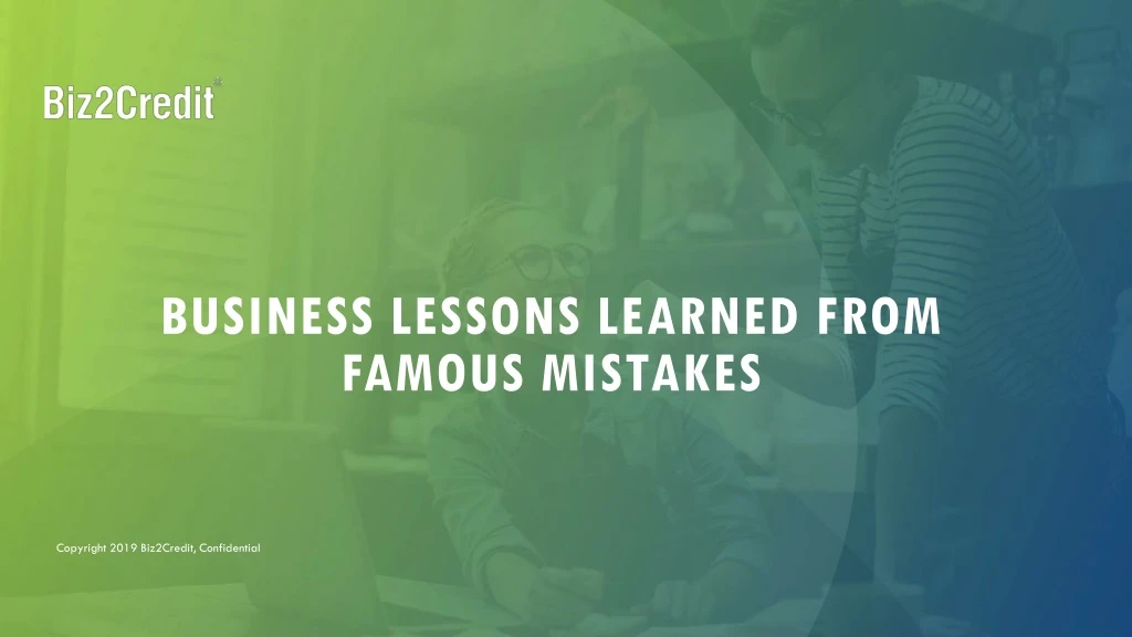 business lessons learned from famous mistakes