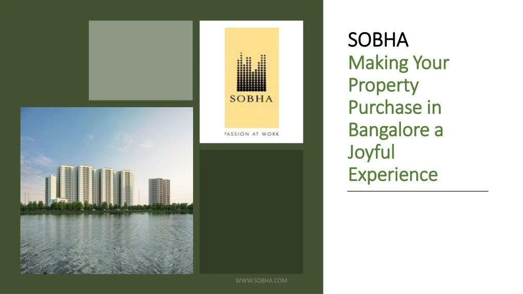 sobha making your property purchase in bangalore a joyful experience