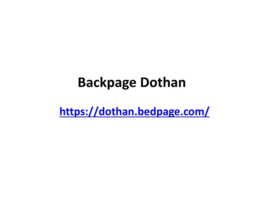 backpage dothan