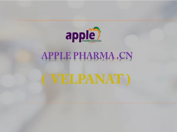 velpanat 毫克, velpanat 是丙型肝炎 - applepharma.cn