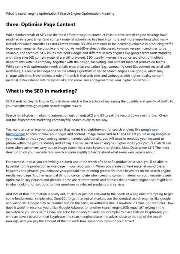 Seven Important Facts That You Should Know About seo birmingham uk.