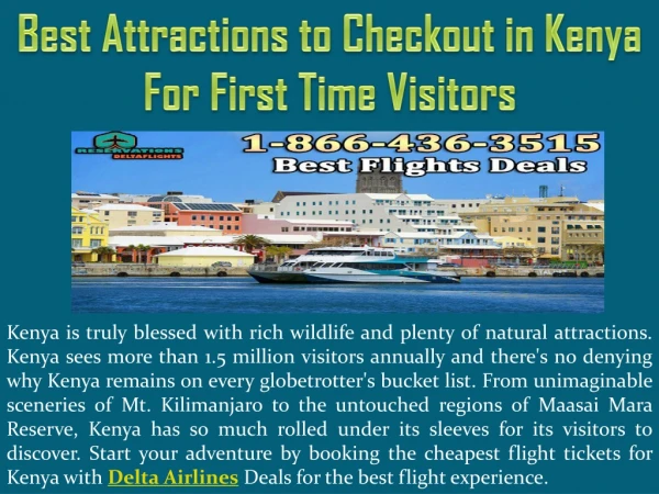 Best Attractions to Checkout in Kenya For First Time Visitors