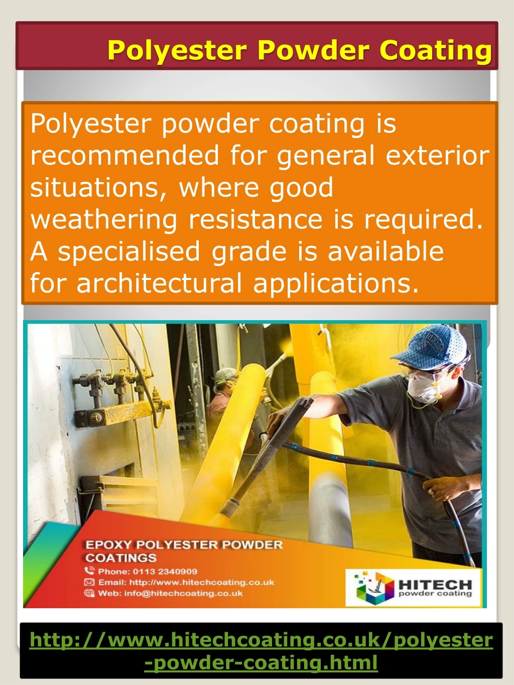 polyester powder coating