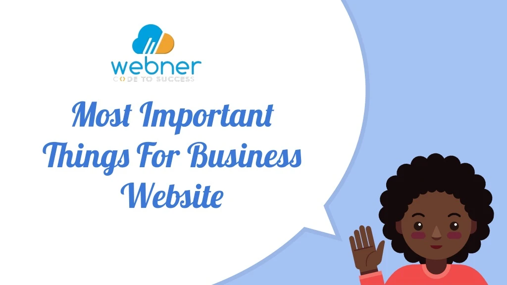 most important things for business website