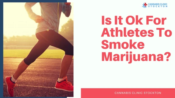 Is It Ok For Athletes To Smoke Marijuana?