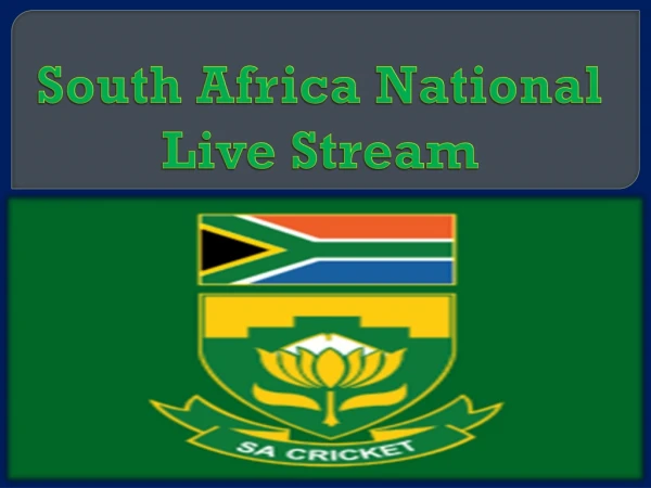 South Africa National Live Stream