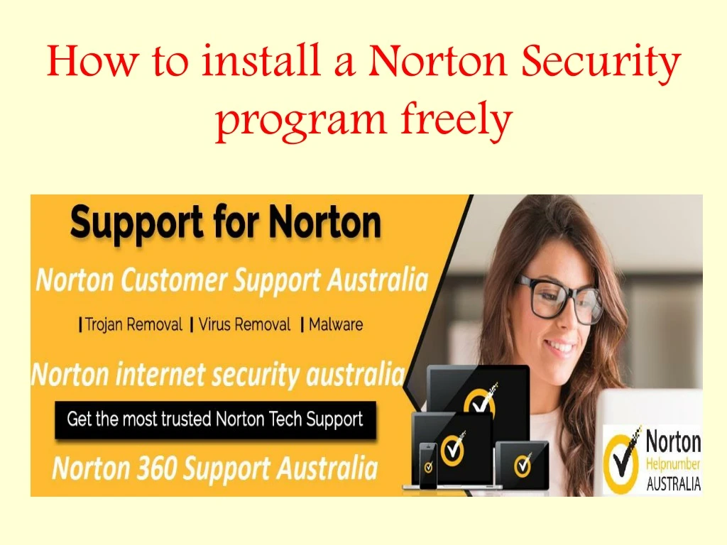how to install a norton security program freely