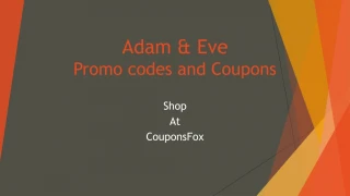 Adam and Eve Promo codes and Coupons - slide 1