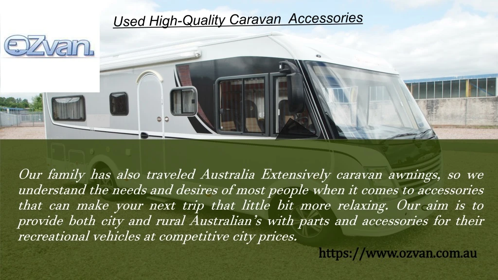 used high quality caravan accessories