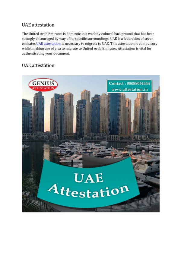 uae attestation