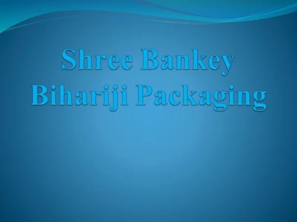 Packaging Materials and Plastic Bags manufacturer in Gurgaon